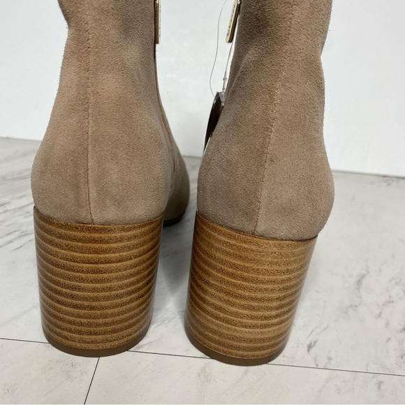 New! Blondo Tasel Tan Suede Pointy Toe Bootie 8M - Picture 4 of 15